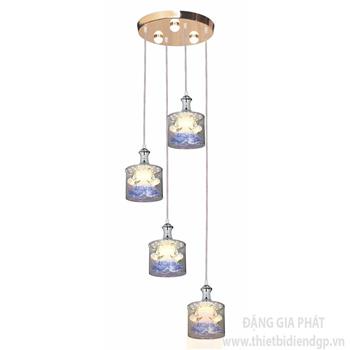 Đèn thả bàn ăn Ø300*H800, LED 12W*4 lamp, ánh sáng vàng NB 766/4A